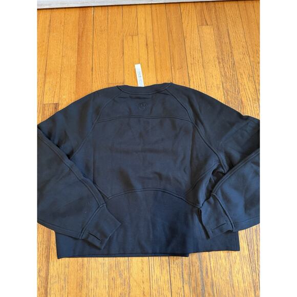 NWT Lululemon Scuba Oversized Pullover Wordmark MSRP $118 Size M/L Black - Picture 4 of 8